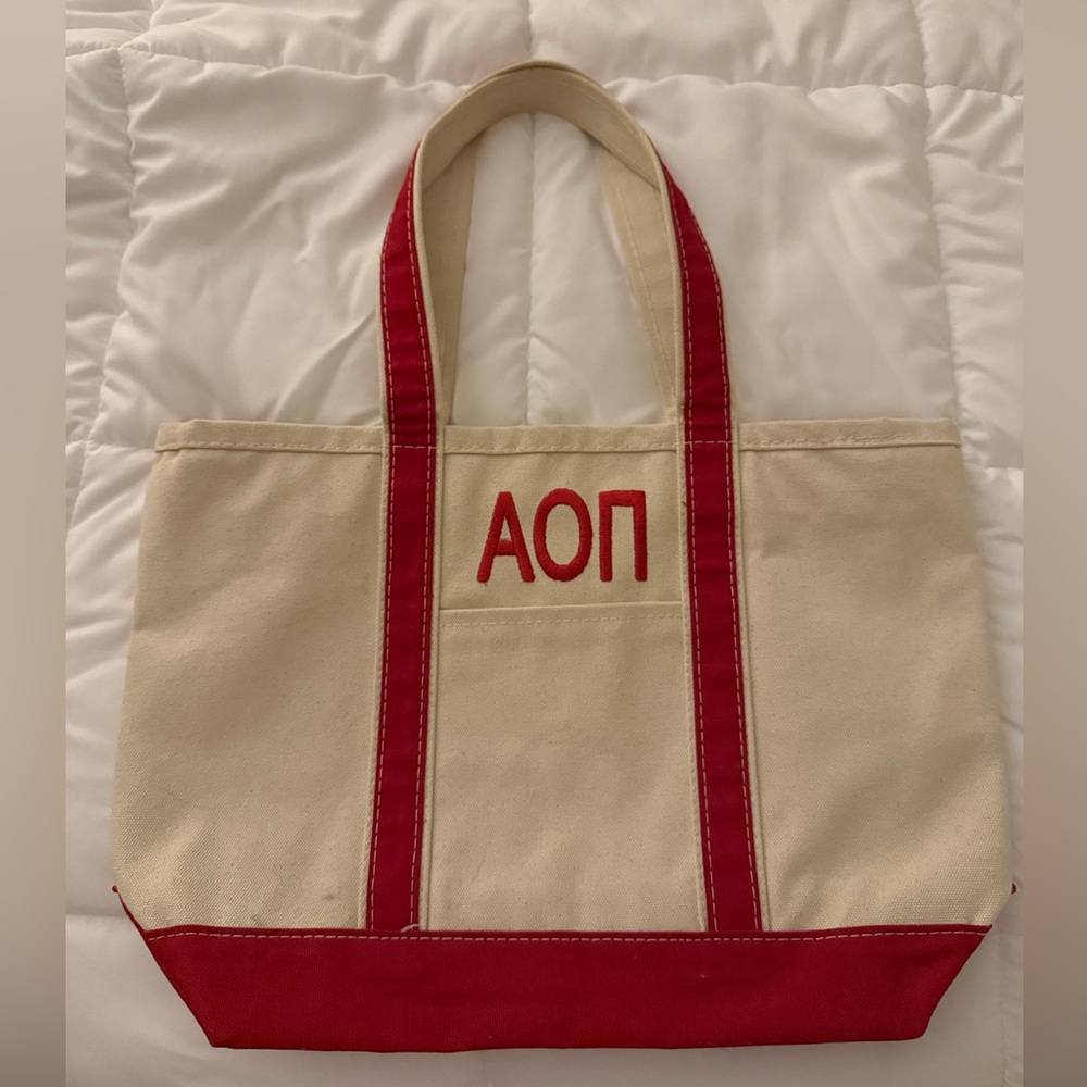 Alpha Omicron Pi Tote Bag